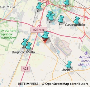 Mappa Via John Fitzgerald Kennedy, 25010 Montirone BS, Italia (4.02583)