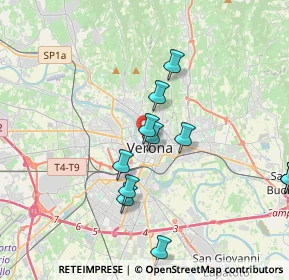Mappa Lungadige Campagnola, 37121 Verona VR, Italia (3.78)