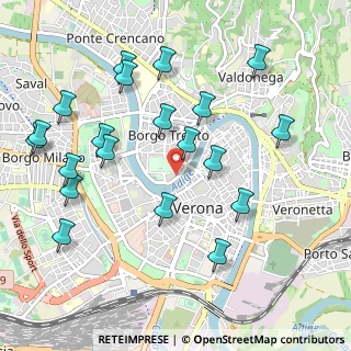 Mappa Lungadige Campagnola, 37121 Verona VR, Italia (1.127)