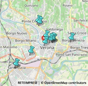 Mappa Lungadige Campagnola, 37121 Verona VR, Italia (1.42083)