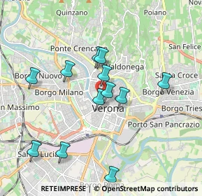 Mappa Lungadige Campagnola, 37121 Verona VR, Italia (1.75)