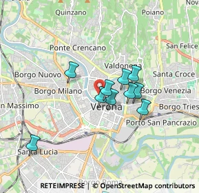 Mappa Lungadige Campagnola, 37121 Verona VR, Italia (1.56909)