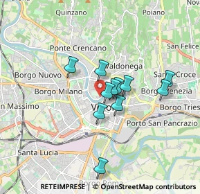 Mappa Lungadige Campagnola, 37121 Verona VR, Italia (1.29455)
