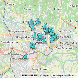 Mappa Lungadige Campagnola, 37121 Verona VR, Italia (1.20667)