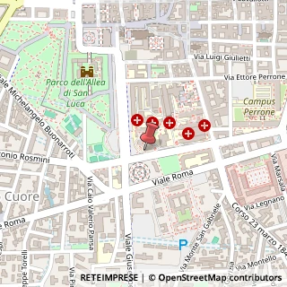 Mappa Baluardo Massimo D'Azeglio, 6, 28100 Novara, Novara (Piemonte)