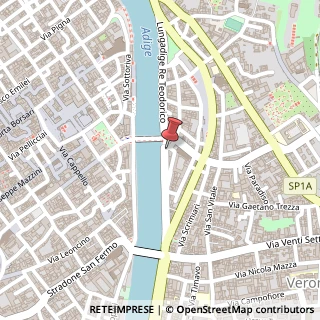 Mappa 1 Lungadige Sammicheli, Verona, VR, 37129 Verona VR, Italia, 37129 Verona, Verona (Veneto)