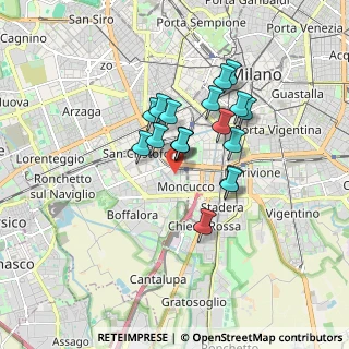 Mappa Via Carlo Bo, 20143 Milano MI, Italia (1.28889)