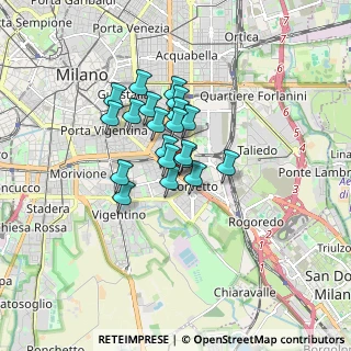 Mappa Carrefour Market Milano Cso Lodi, 20153 Milano MI, Italia (1.1185)