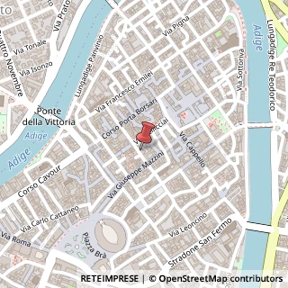 Mappa Via Quattro Spade, 8, 37121 Verona, Verona (Veneto)