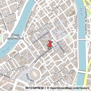 Mappa Via Giuseppe Mazzini, 24/A, 37121 Verona, Verona (Veneto)