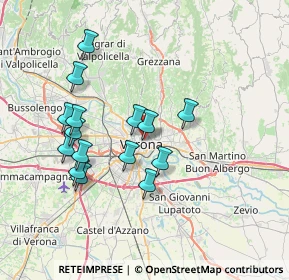 Mappa Via 37121, 37121 Verona VR, Italia (6.738)