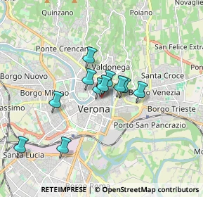 Mappa Via S. Rocchetto, 37121 Verona VR, Italia (1.26364)