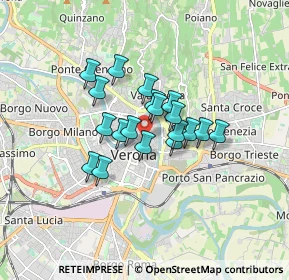 Mappa Via Pellicciai, 37121 Verona VR, Italia (1.14105)