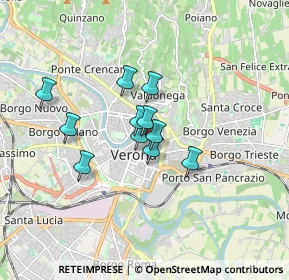 Mappa Via 37121, 37121 Verona VR, Italia (1.15636)