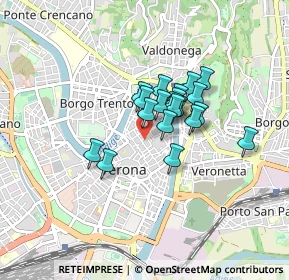 Mappa Via S. Rocchetto, 37121 Verona VR, Italia (0.5585)