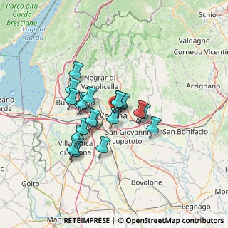 Mappa Via 37121, 37121 Verona VR, Italia (10.438)