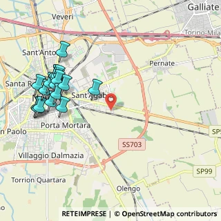 Mappa Via Beato Pacifico da Cerano, 28100 Novara NO, Italia (2.4325)
