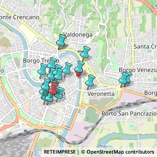 Mappa Lungadige Bartolomeo Rubele, 37121 Verona VR, Italia (0.843)