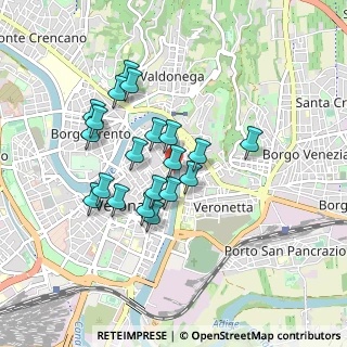 Mappa Lungadige Bartolomeo Rubele, 37121 Verona VR, Italia (0.7575)