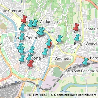 Mappa Lungadige Bartolomeo Rubele, 37121 Verona VR, Italia (1.0555)