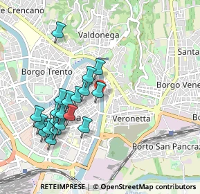 Mappa Lungadige Bartolomeo Rubele, 37121 Verona VR, Italia (0.9515)