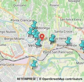 Mappa Lungadige Bartolomeo Rubele, 37121 Verona VR, Italia (1.76)