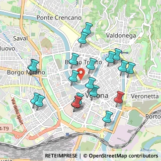 Mappa Piazza Arsenale, 37121 Verona VR, Italia (0.9355)