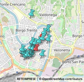 Mappa Via Scudo di Francia, 37121 Verona VR, Italia (0.756)