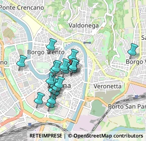 Mappa Via Scudo di Francia, 37121 Verona VR, Italia (0.752)