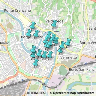 Mappa Via Portici, 37121 Verona VR, Italia (0.585)