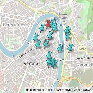 Mappa Via Portici, 37121 Verona VR, Italia (0.3715)
