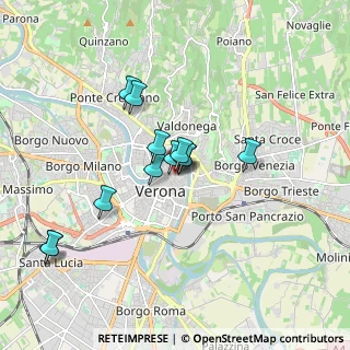Mappa Via Scudo di Francia, 37121 Verona VR, Italia (1.42833)
