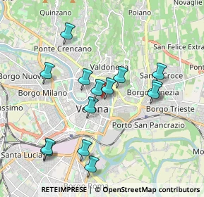 Mappa Via Scudo di Francia, 37121 Verona VR, Italia (1.83214)