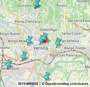 Mappa Via Scudo di Francia, 37121 Verona VR, Italia (2.55727)