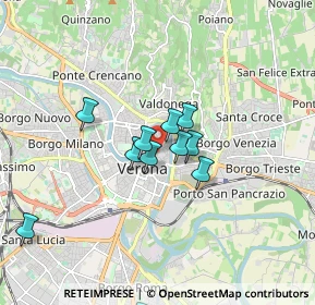 Mappa Via Portici, 37121 Verona VR, Italia (1.47)