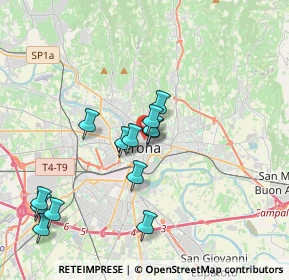 Mappa Via Oro, 37121 Verona VR, Italia (3.55154)