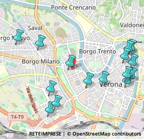 Mappa Via Angolo, 37123 Verona VR, Italia (1.236)