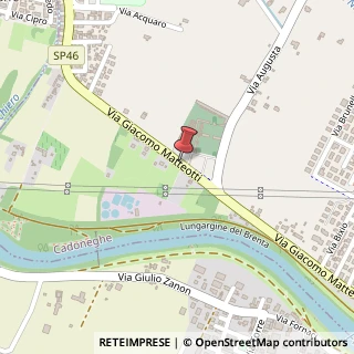 Mappa Via matteotti giacomo 119, 35010 Cadoneghe, Padova (Veneto)