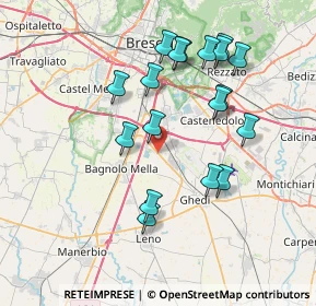 Mappa Via 4 Novembre, 25010 Montirone BS, Italia (7.31833)