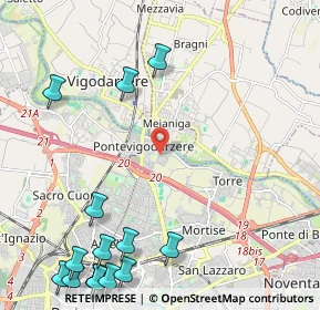 Mappa Via Giuseppe Favaretto, 35133 Padova PD, Italia (3.22267)