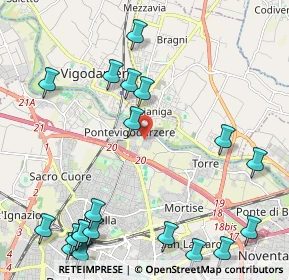 Mappa Via Giuseppe Favaretto, 35133 Padova PD, Italia (2.8935)