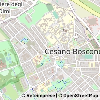 地图 Cesano Boscone