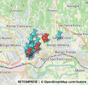 Mappa Vicolo Scala, 37129 Verona VR, Italia (1.44529)