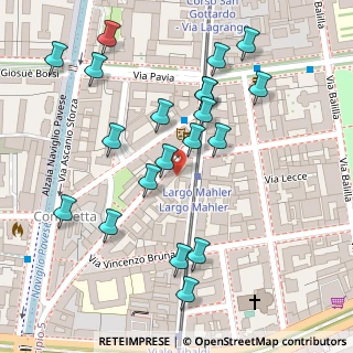 Mappa L.go Mahler, 20136 Milano MI, Italia (0.1325)