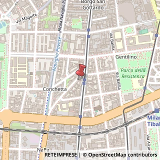 Mappa Via Evangelista Torricelli, 3, 20136 Milano, Milano (Lombardia)
