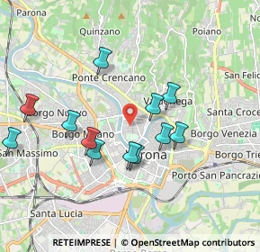 Mappa Via Gian Carlo Camozzini, 37126 Verona VR, Italia (1.755)