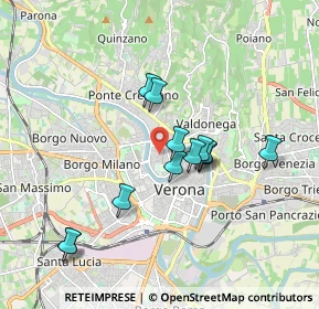 Mappa Via Gian Carlo Camozzini, 37126 Verona VR, Italia (1.56167)