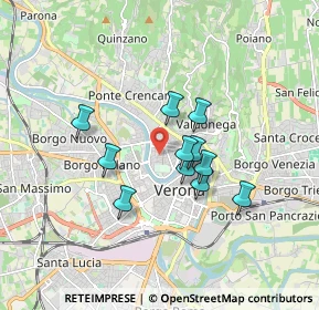 Mappa Via Gian Carlo Camozzini, 37126 Verona VR, Italia (1.31727)