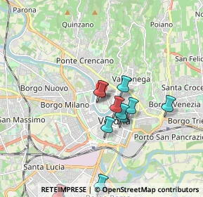Mappa Via Gian Carlo Camozzini, 37126 Verona VR, Italia (1.88833)