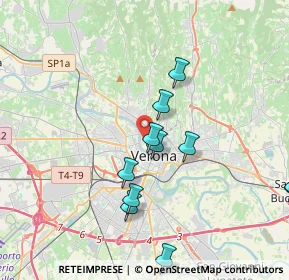 Mappa Via Gian Carlo Camozzini, 37126 Verona VR, Italia (4.05364)